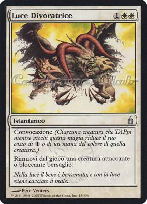 013 / 306 Luce Divoratrice non comune (IT) -NEAR MINT-