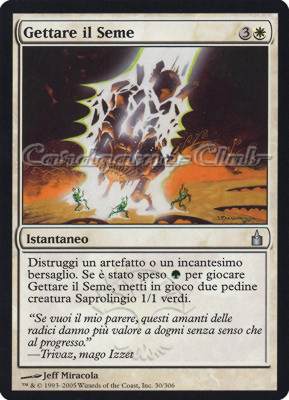 030 / 306 Gettare il Seme non comune (IT) -NEAR MINT-