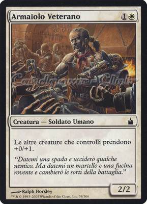 034 / 306 Armaiolo Veterano comune (IT) -NEAR MINT-