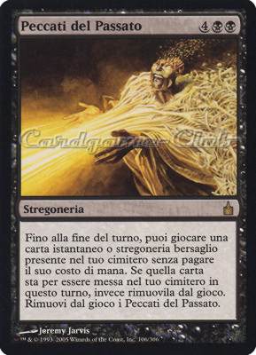 106 / 306 Peccati del Passato rara (IT) -NEAR MINT-