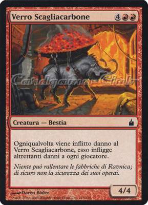 119 / 306 Verro Scagliacarbone comune (IT) -NEAR MINT-