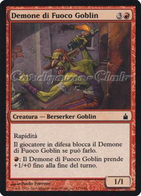127 / 306 Demone di Fuoco Goblin comune (IT) -NEAR MINT-