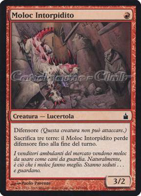 147 / 306 Moloc Intorpidito comune (IT) -NEAR MINT-