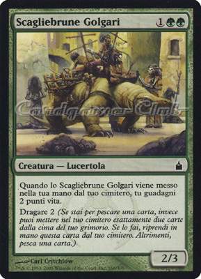 166 / 306 Scagliabrune Golgari comune (IT) -NEAR MINT-