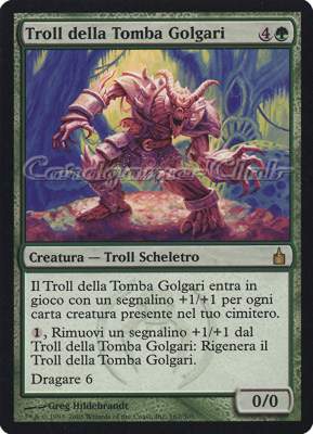 167 / 306 Troll della Tomba Golgari rara (IT) -NEAR MINT-