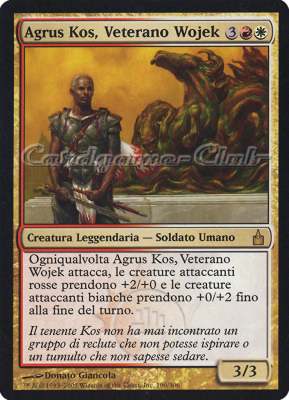 190 / 306 Agrus Kos, Veterano Wojek rara (IT) -NEAR MINT-