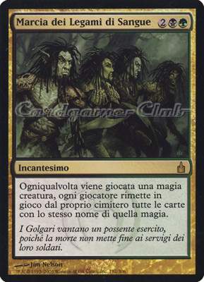 192 / 306 Marcia dei Legami di Sangue rara (IT) -NEAR MINT-