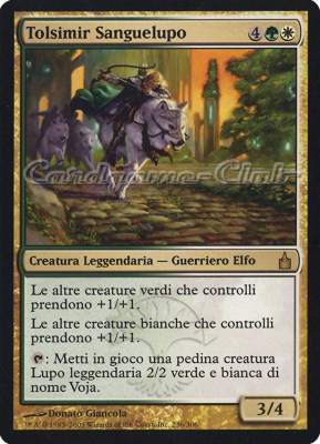 236 / 306 Tolsimir Sanguelupo rara (IT) -NEAR MINT-