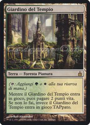 284 / 306 Giardino del Tempio rara (IT) -NEAR MINT-