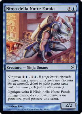 044 / 165 Ninja della Notte Fonda comune (IT) -NEAR MINT-