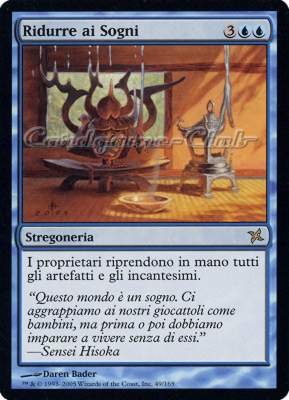 049 / 165 Ridurre ai Sogni rara (IT) -NEAR MINT-