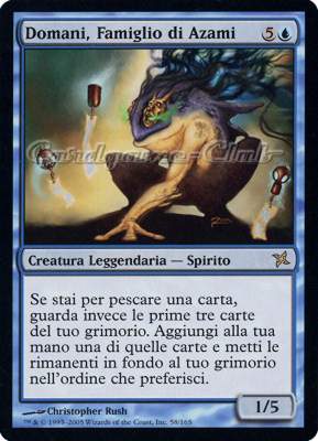 058 / 165 Domani, Famiglio di Azami rara (IT) -NEAR MINT-