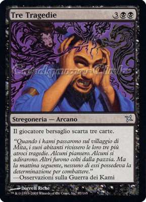 087 / 165 Tre Tragedie non comune (IT) -NEAR MINT-