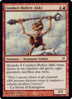 091 / 165 Conduci-Bufere Akki comune (IT) -NEAR MINT-