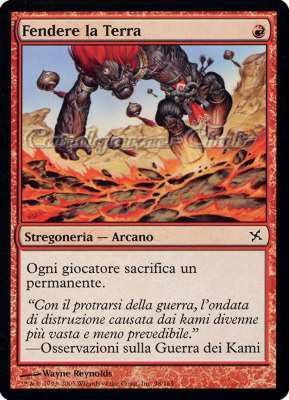 098 / 165 Fendere la Terra comune (IT) -NEAR MINT-