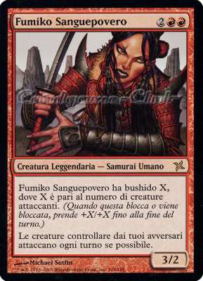 104 / 165 Fumiko Sanguepovero rara (IT) -NEAR MINT-