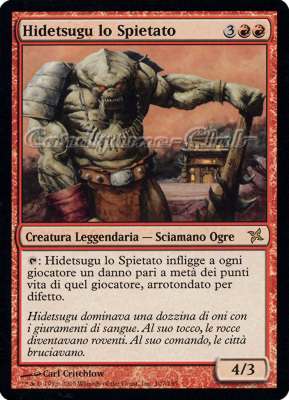 107 / 165 Hidetsugu lo Spietato rara (IT) -NEAR MINT-