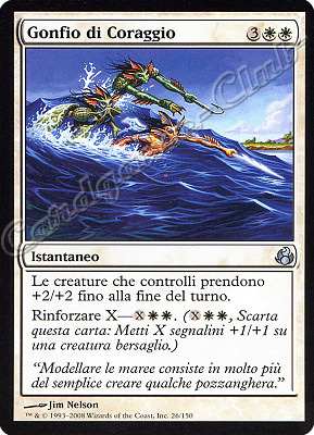026 / 150 Gonfio di Coraggio non comune (IT) -NEAR MINT-