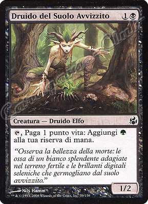 059 / 150 Druido del Suolo Avvizzito comune (IT) -NEAR MINT-