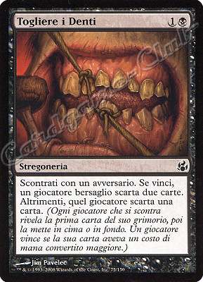 075 / 150 Togliere i Denti comune (IT) -NEAR MINT-