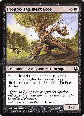 083 / 150 Pioppo Tagliaerbacce comune (IT) -NEAR MINT-