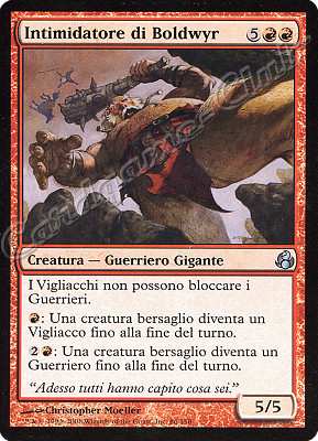 086 / 150 Intimidatore di Boldwyr non comune (IT) -NEAR MINT-