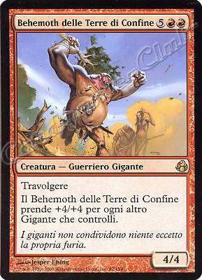 087 / 150 Behemoth delle Terre di Confine rara (IT) -NEAR MINT-