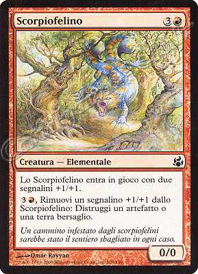 106 / 150 Scorpiofelino comune (IT) -NEAR MINT-