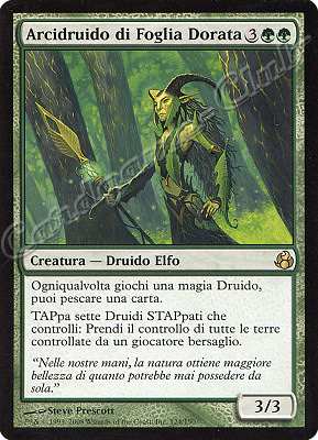 124 / 150 Arcidruido di Foglia Dorata rara (IT) -NEAR MINT-