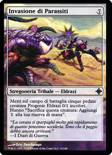 010 / 248 Invasione di Parassiti non comune (IT) -NEAR MINT-