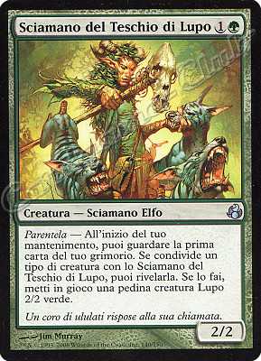 140 / 150 Sciamano del Teschio di Lupo non comune (IT) -NEAR MINT-