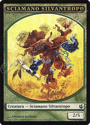 3 / 3 Sciamano Silvantropo comune -NEAR MINT-