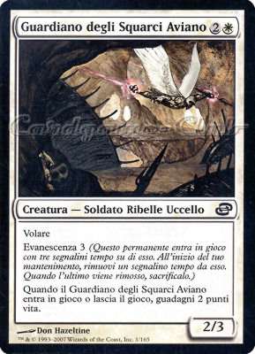 001 / 165 Guardiano degli Squarci Aviano comune (IT) -NEAR MINT-