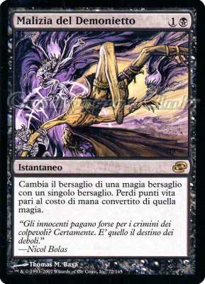 072 / 165 Malizia del Demonietto rara (IT) -NEAR MINT-