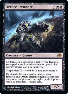 079 / 165 Orrore Irritante rara (IT) -NEAR MINT-