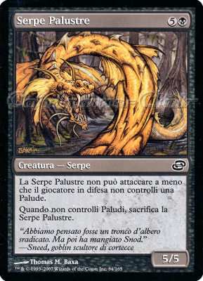 084 / 165 Serpe Palustre comune (IT) -NEAR MINT-