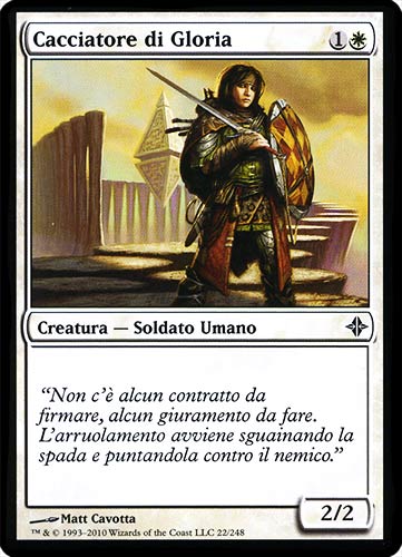 022 / 248 Cacciatore di Gloria comune (IT) -NEAR MINT-