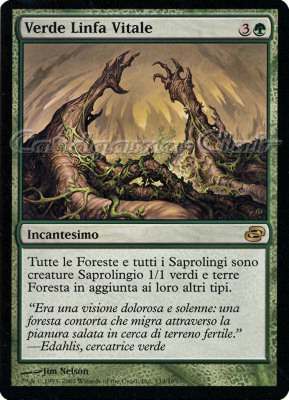 133 / 165 Verde Linfa Vitale rara (IT) -NEAR MINT-