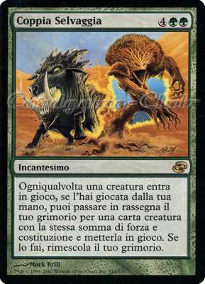 144 / 165 Coppia Selvaggia rara (IT) -NEAR MINT-