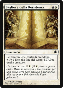 008 / 145 Bagliore della Resistenza comune (IT) -NEAR MINT-