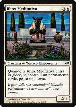 016 / 145 Rhox Meditativa comune (IT) -NEAR MINT-