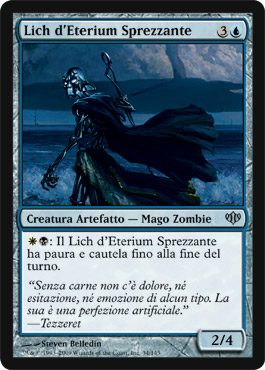 034 / 145 Lich d'Eterium Sprezzante non comune (IT) -NEAR MINT-
