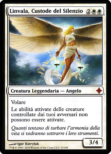 033 / 248 Linvala, Custode del Silenzio rara mitica (IT) -NEAR MINT-