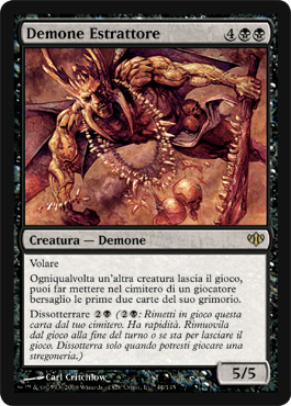 044 / 145 Demone Estrattore rara (IT) -NEAR MINT-