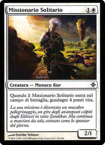 034 / 248 Missionario Solitario comune (IT) -NEAR MINT-