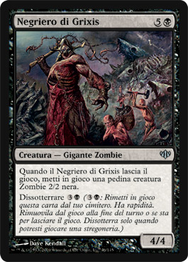 046 / 145 Negriero di Grixis non comune (IT) -NEAR MINT-