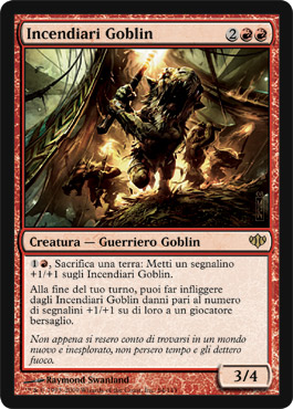 064 / 145 Incendiari Goblin rara (IT) -NEAR MINT-