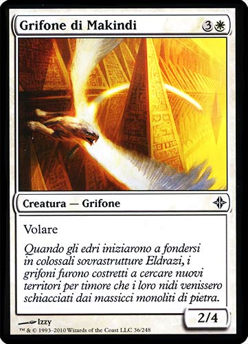 036 / 248 Grifone di Makindi comune (IT) -NEAR MINT-