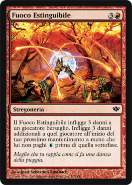 070 / 145 Fuoco Estinguibile comune (IT) -NEAR MINT-