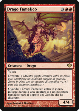 075 / 145 Drago Famelico rara (IT) -NEAR MINT-